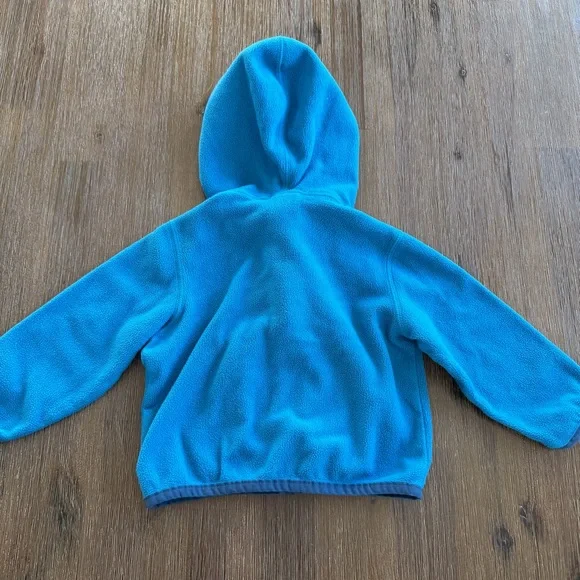 The North Face Baby Bright Blue Fleece Zip Up Hoodie size 6-12 months - Picture 7 of 7
